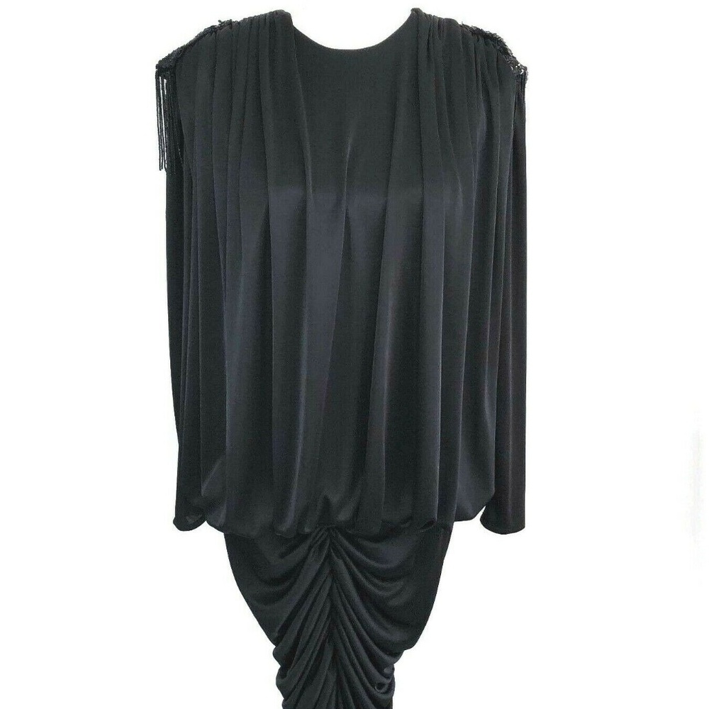 Vintage Black Dress Abby Kent Designer size 8